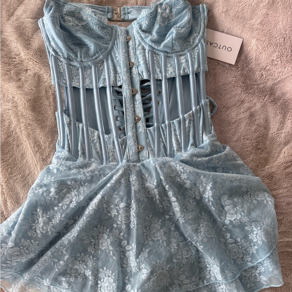 Blue Mini Dress - Picture 4 of 7
